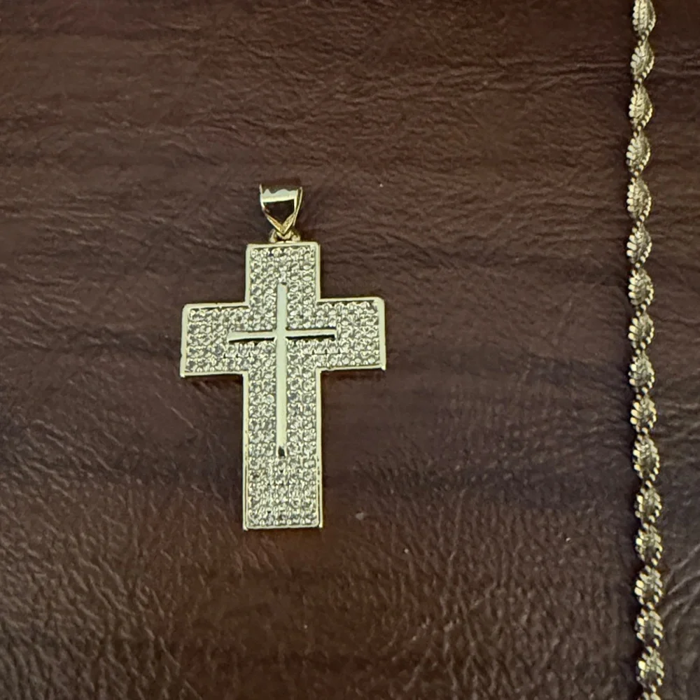 Necklace with Multiple Pendants Crosses - Picture 3 of 5